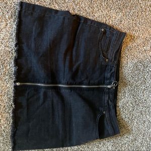 Arizona Black Jean Skirt